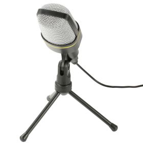 Pro Condenser Microphone with Tripod Stand Audio Studio Recording Desktop Mic Flexible Mic