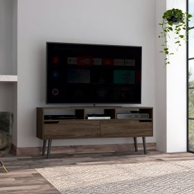 Hamburg TV Stand For TV´s up 60", Four Legs, Three Open Shelves